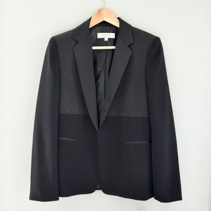 Kasper Women's Blazer Stained Glass Black Sz 4 NWT